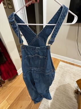 Old Navy Dark Blue Denim Overalls with Branded Tag